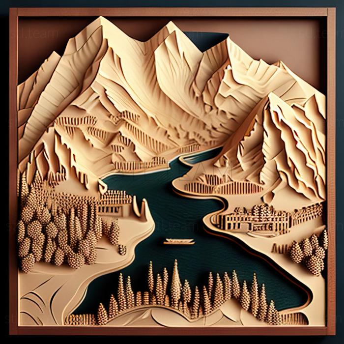 3D model st lake (STL)